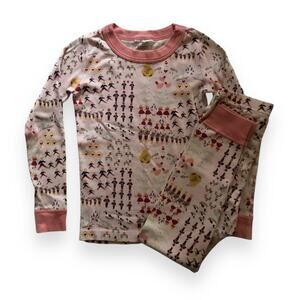 Hanna Andersson organic 12 days of Christmas pink pajamas